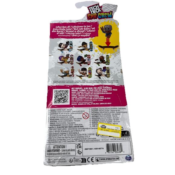 Tech Deck Sk8 Crew Fingerboard Set - Multicolor Series 1 - Picture 2 of 4